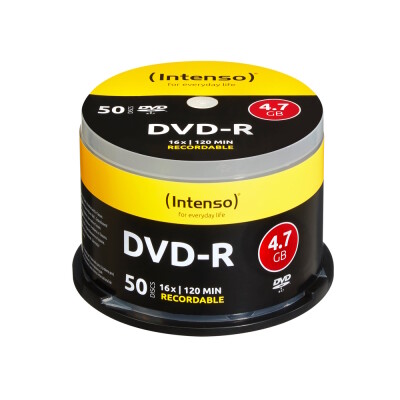 Intenso DVD-R 4,7GB, 16x Speed  DVD Cake Box 50